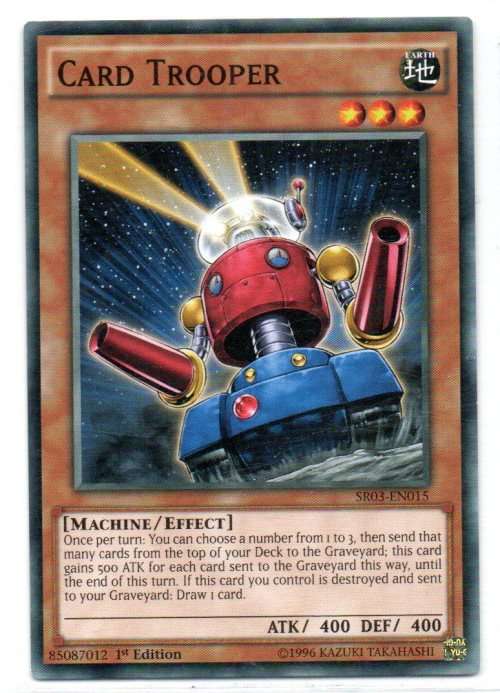 Yu-Gi-Oh! - Card Trooper - 1st Ed/Common - Machine Reactor Structure Deck (SR03-EN015)