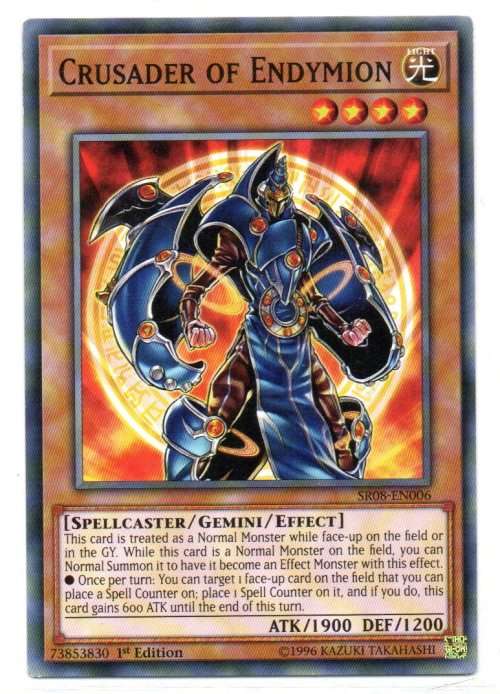 Yu-Gi-Oh! - Crusader of Endymion - 1st Ed/Common - Structure Deck: Order of the Spellcasters (SR08-