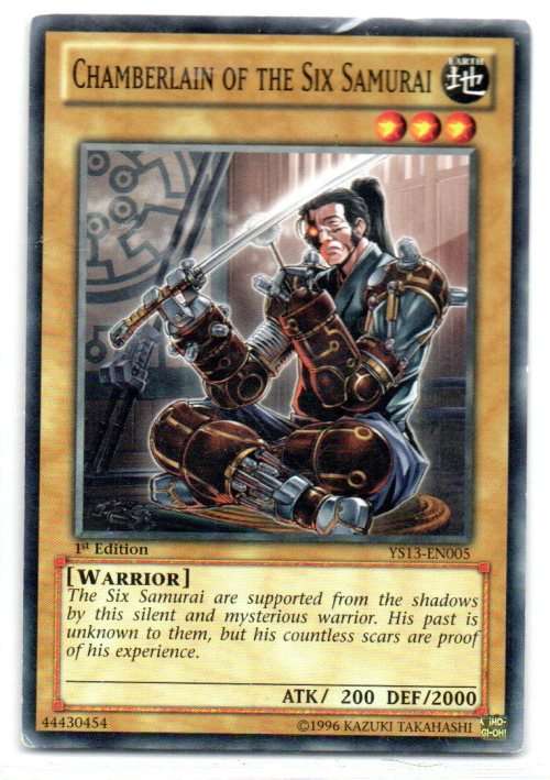 Yu-Gi-Oh! - Chamberlain of the Six Samurai - 1st Ed/Common - Super Starter: V for Victory (YS13-EN00