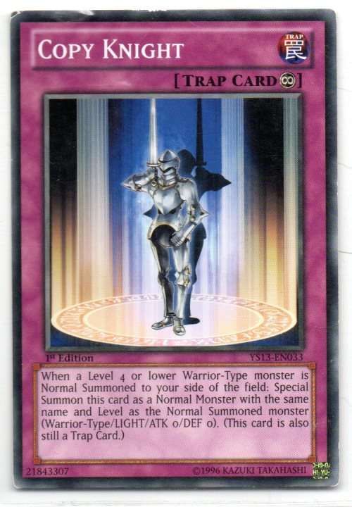 Yu-Gi-Oh! - Copy Knight - 1st Ed/Common - Super Starter: V for Victory (YS13-EN033)