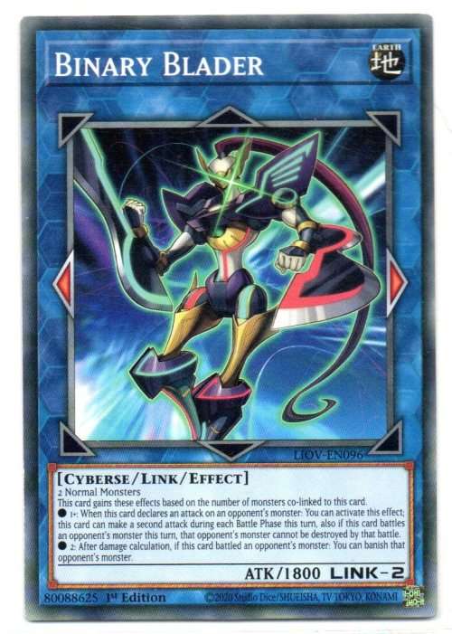 Yu-Gi-Oh! - Binary Blader - 1st Ed/Common - Lightning Overdrive (LIOV-EN096)