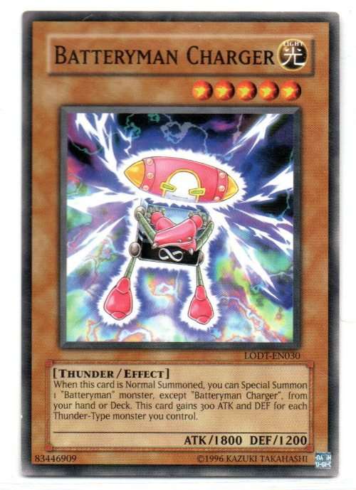Yu-Gi-Oh! - Batteryman Charger - Common - Light of Desctruction (LODT-EN030)