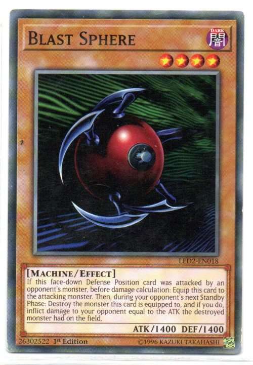 Yu-Gi-Oh! - Blast Sphere - 1st Ed/Common - Legendary Duelists: Ancient Millennium (LED2-EN018)
