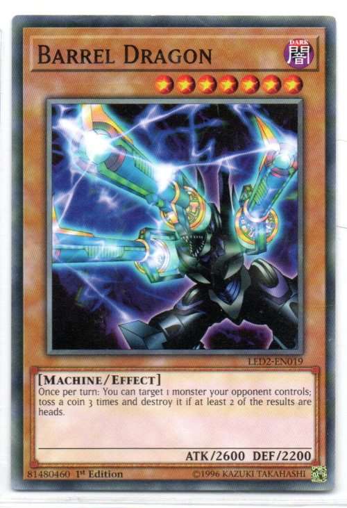 Yu-Gi-Oh! - Barrel Dragon - 1st Ed/Common - Legendary Duelists: Ancient Millennium (LED2-EN019)