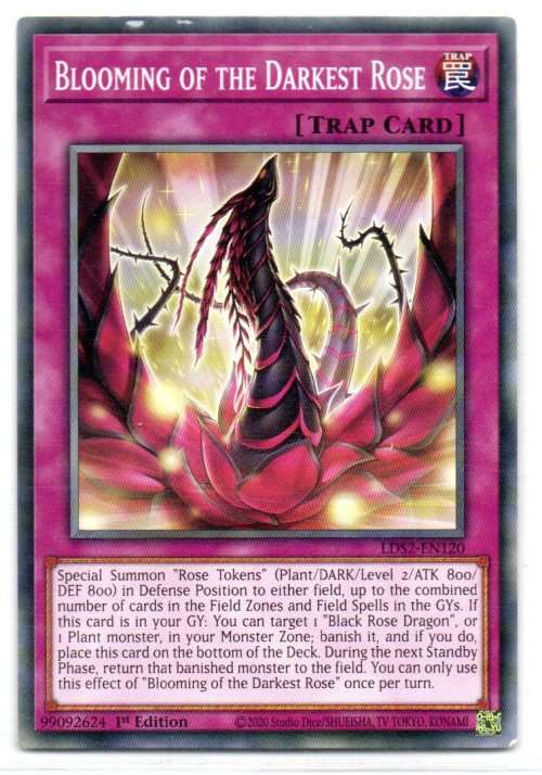Yu-Gi-Oh! - Blooming of the Darkest Rose - 1st Ed/Common - Legendary Duelists: Season 2 (LDS2-EN120)