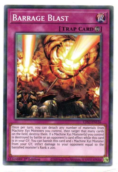 Yu-Gi-Oh! - Barrage Blast - 1st Ed/Common - Legendary Duelists: Season 2 (LDS2-EN126)