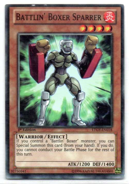 Yu-Gi-Oh! - Battlin` Boxer Sparrer - 1st Ed/Common - Lord of the Tachyon Galaxy (LTGY-EN018)