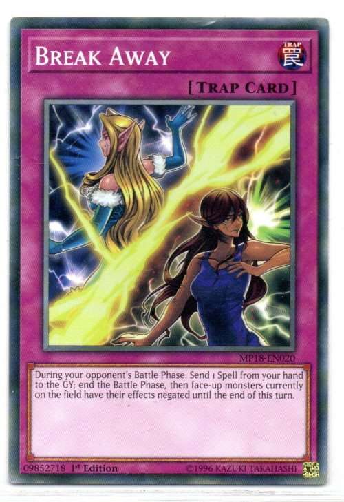 Yu-Gi-Oh! - Break Away - 1st Ed/Common - 2018 Mega-Tin Mega Pack (MP18-EN020)