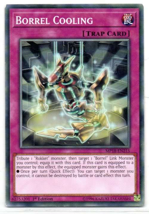 Yu-Gi-Oh! - Borrel Cooling - 1st Ed/Common - 2018 Mega-Tin Mega Pack (MP18-EN215)