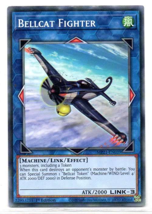 Yu-Gi-Oh! - Bellcat Fighter - 1st Ed/common - 2021 Tin of Ancient Battles (MP21-EN039)