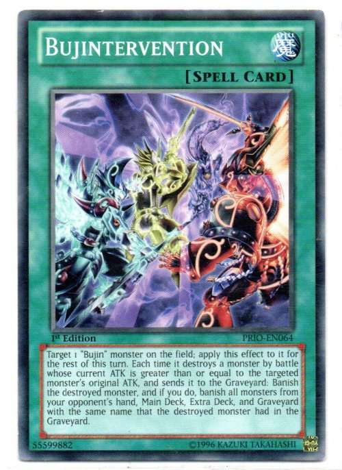 Yu-Gi-Oh! - Bujintervention - 1st Ed/Common - Primal Origin (PRIO-EN064)