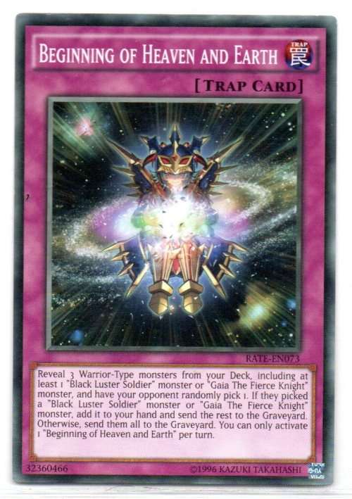 Yu-Gi-Oh! - Beginning of Haven and Earth - Common - Raging Tempest (RATE-EN073)