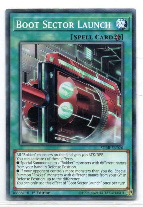 Yu-Gi-Oh! - Boot Sector Launch - 1st Ed/Common - Structure Deck: Rokket Revolt (SDRR-EN026)