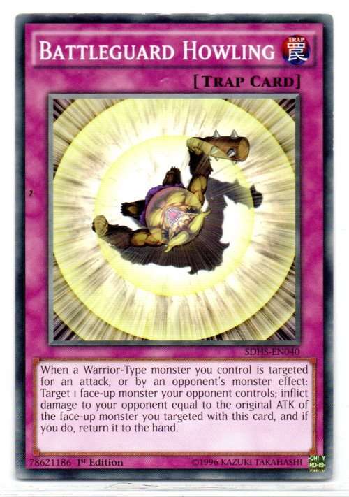 Yu-Gi-Oh! - Battleguard Howling - 1st Ed/Common - HERO Strike Structure Deck (SDHS-EN040)