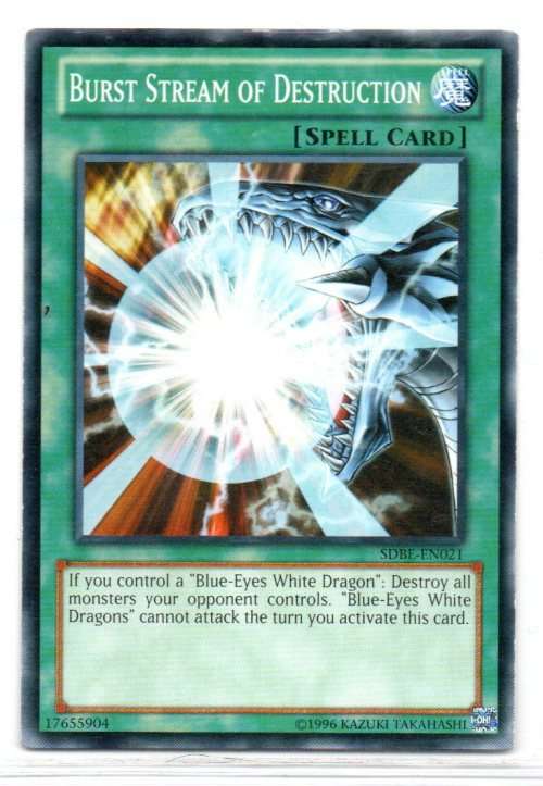 Yu-Gi-Oh! - Burst Stream of Destruction - Common - Saga of Blue-Eyes White Dragon Structure Deck (SD