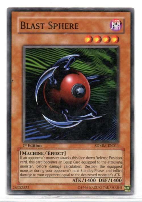 Yu-Gi-Oh! - Blast Sphere - 1st Ed/Common - Machina Mayhem Structure Deck (SDMM-EN011)