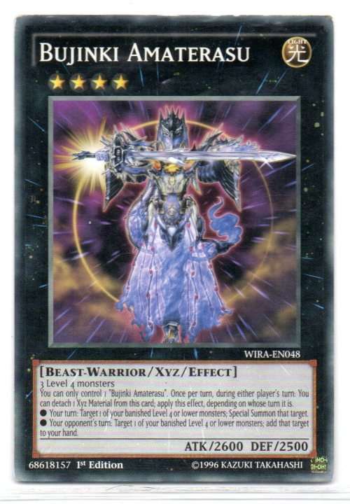 Yu-Gi-Oh! - Bujinki Amaterasu - 1st Ed/Common - Wing Raiders (WIRA-EN048)