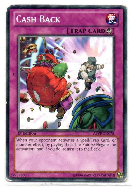 Yu-Gi-Oh! - Cash Back - 1st Ed/Common - Abyss Rising (ABYR-EN078)