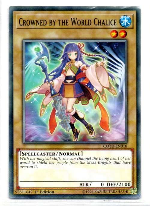 Yu-Gi-Oh! - Crowned By The World Chalice - 1st Ed/Common - Code of the Duelist (COTD-EN018)