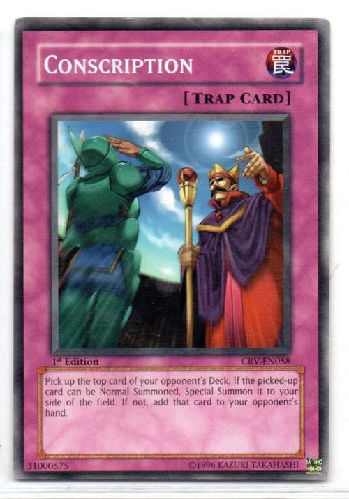 Yu-Gi-Oh! - Conscription - 1st Ed/Common - Cybernetic Revolution (CRV-EN058)