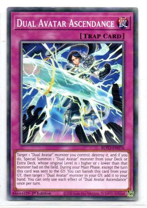 Yu-Gi-Oh! - Dual Avatar Ascendance - 1st Ed/Common - Blazing Vortex (BLVO-EN076)