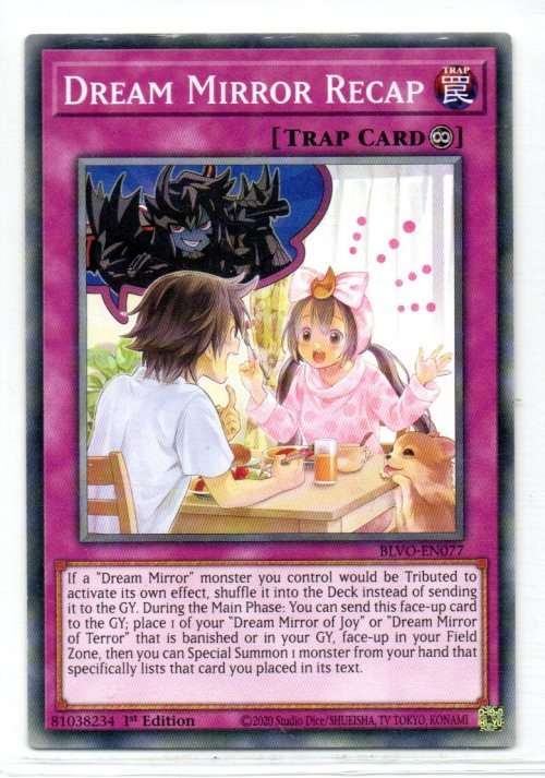 Yu-Gi-Oh! - Dream Mirror Recap - 1st Ed/Common - Blazing Vortex (BLVO-EN077)