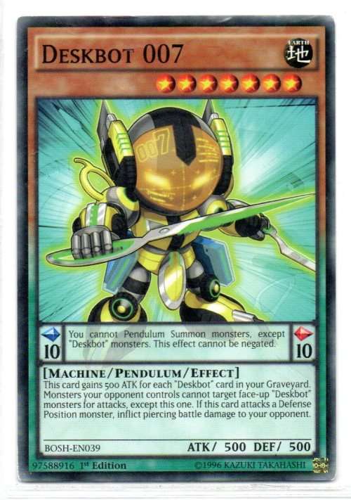 Yu-Gi-Oh! - Deskbot 007 - 1st Ed/Common - Breakers of Shadow (BOSH-EN039)