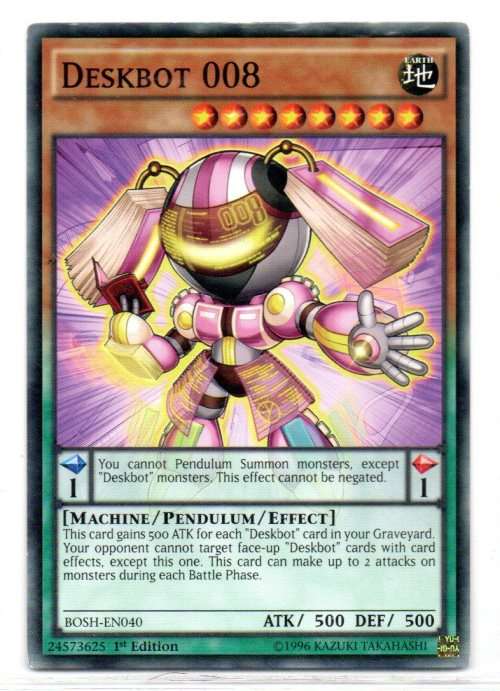 Yu-Gi-Oh! - Deskbot 008 - 1st Ed/Common - Breakers of Shadow (BOSH-EN040)
