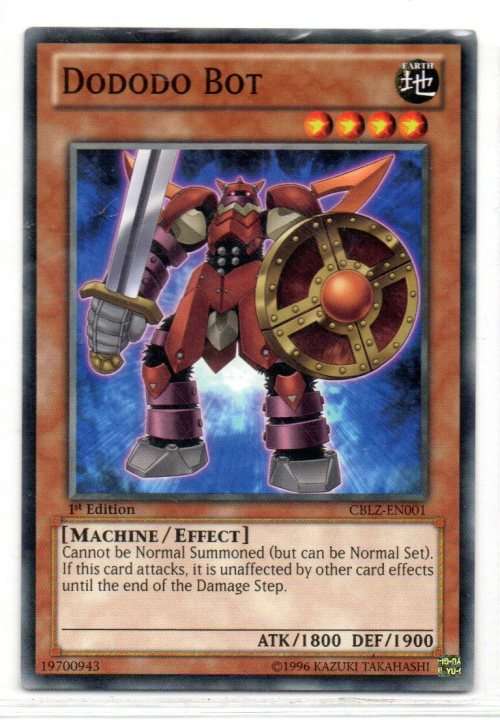 Yu-Gi-Oh! - Dododo Bot - 1st Ed/Common - Cosmo Blazer (CBLZ-EN001)