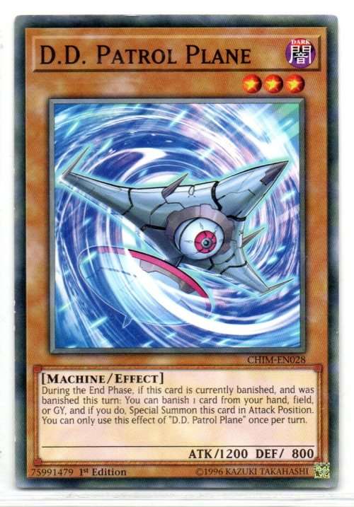 Yu-Gi-Oh! - D.D. Patrol Plane - 1st Ed/Common - Chaos Impact (CHIM-EN028)
