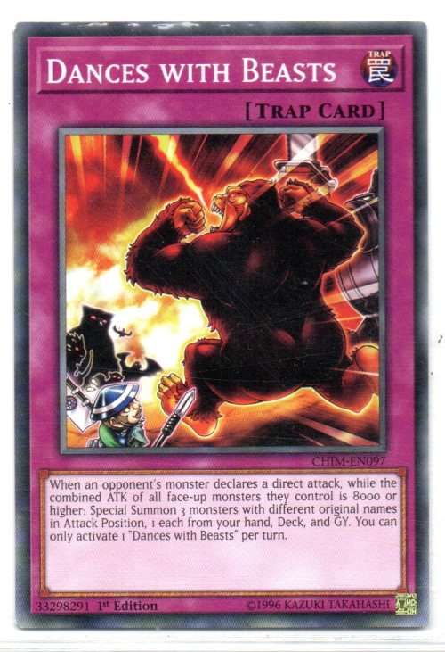 Yu-Gi-Oh! - Dances with Beasts - 1st Ed/Common - Chaos Impact (CHIM-EN097)