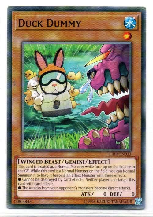 Yu-Gi-Oh! - Duck Dummy - Common - Circuit Break (CIBR-EN033)