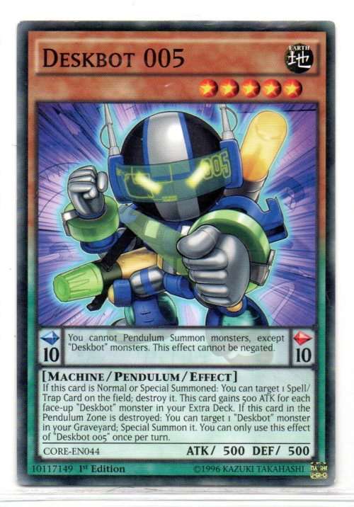 Yu-Gi-Oh! - Deskbot 005 - 1st Ed/Common - Clash of Rebellions (CORE-EN044)