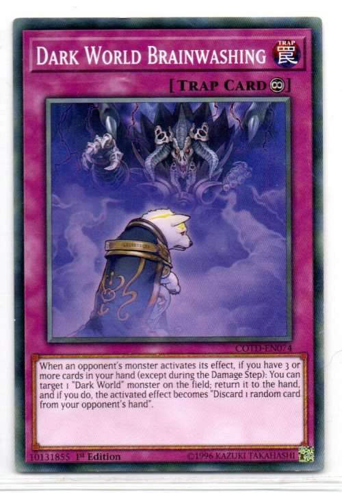 Yu-Gi-Oh! - Dark World Brainwashing - 1st Ed/Common - Code of the Duelist (COTD-EN074)