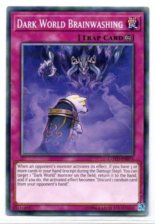 Yu-Gi-Oh! - Dark World Brainwashing - Common - Code of the Duelist (COTD-EN074)