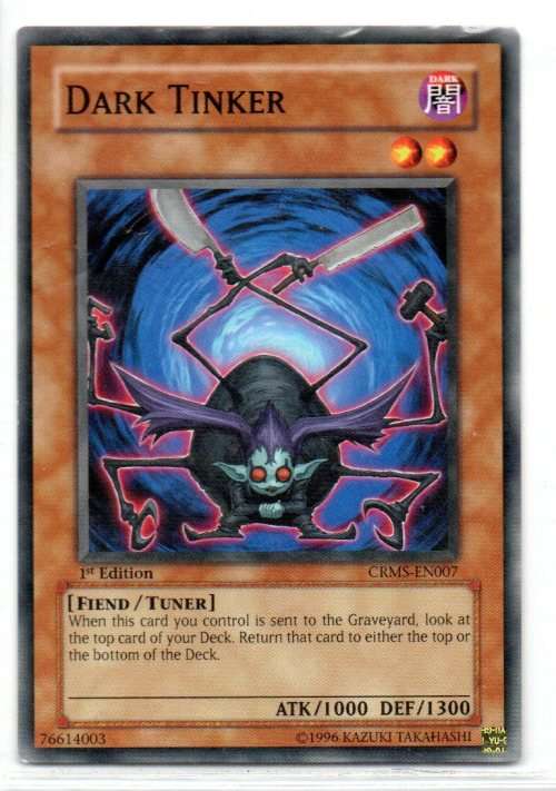 Yu-Gi-Oh! - Dark Tinker - 1st Ed/Common - Crimson Crises (CRMS-EN007)