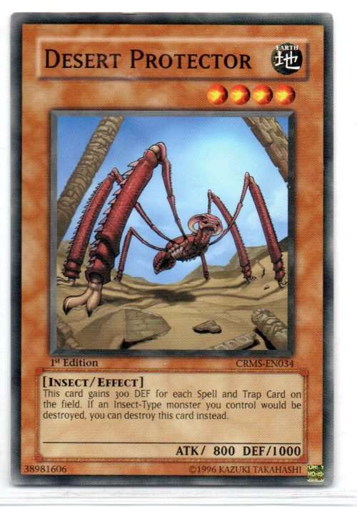 Yu-Gi-Oh! - Desert Protector - 1st Ed/Common - Crimson Crises (CRMS-EN034)