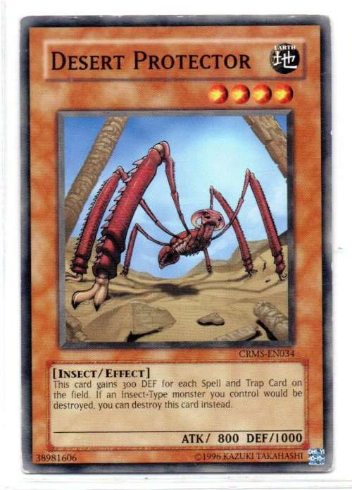 Yu-Gi-Oh! - Desert Protector - Common - Crimson Crises (CRMS-EN034)