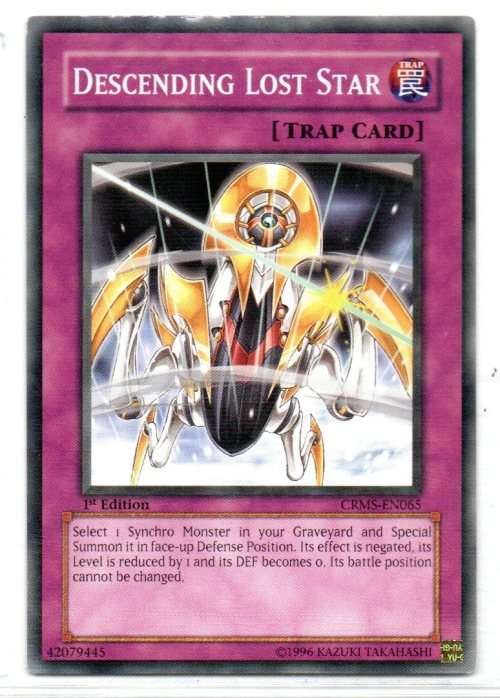 Yu-Gi-Oh! - Descending Lost Star - 1st Ed/Common - Crimson Crises (CRMS-EN065)