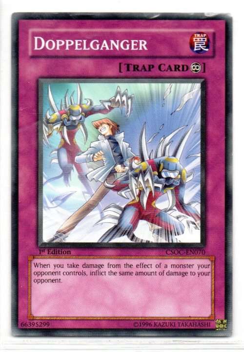 Yu-Gi-Oh! - Doppelganger - 1st Ed/Common - Crossroads of Chaos (CSOC-EN070)