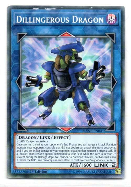 Yu-Gi-Oh! - Dillingerous Dragon - 1st Ed/Common - Dark Neostorm (DANE-EN041)