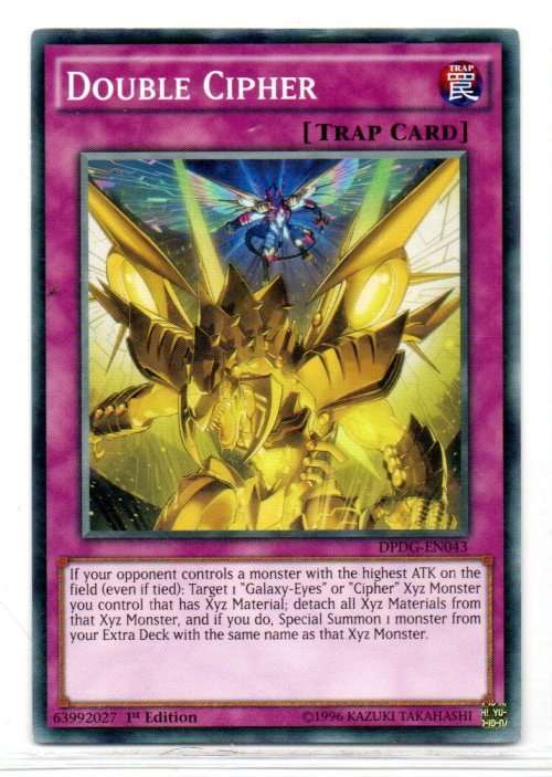 Yu-Gi-Oh! - Double Cipher - 1st Ed/Common - Duelist Pack: Dimensional Guardians (DPDG-EN043)