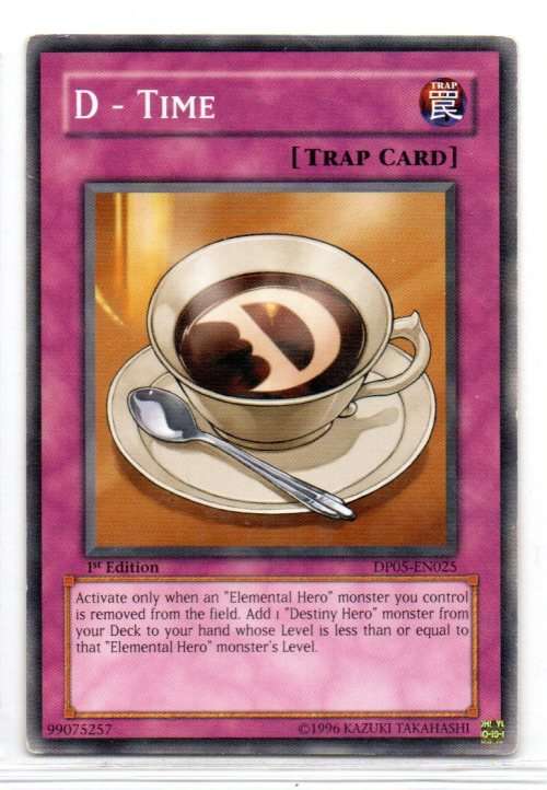 Yu-Gi-Oh! - D - Time - 1st Ed/Common - Duelist Pack: Aster Phoenix (DP05-EN025)