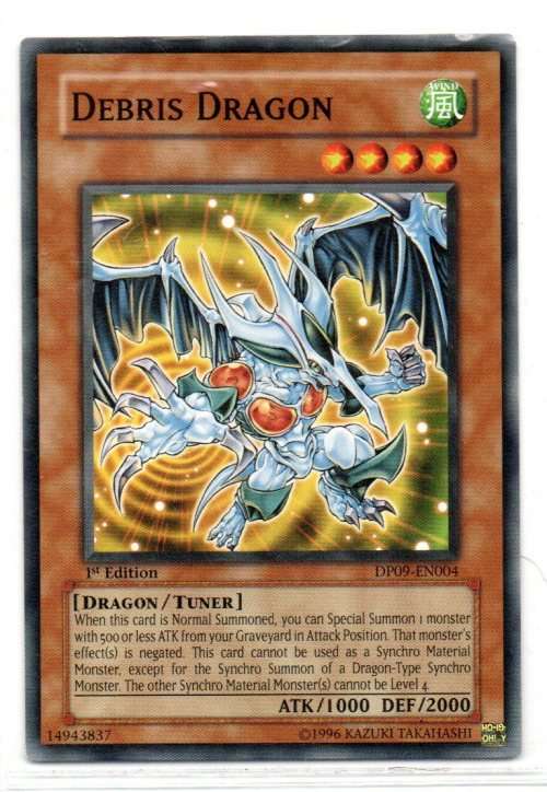 Yu-Gi-Oh! - Debris Dragon - 1st Ed/Common - Duelist Pack: Yusei 2 (DP09-EN004)
