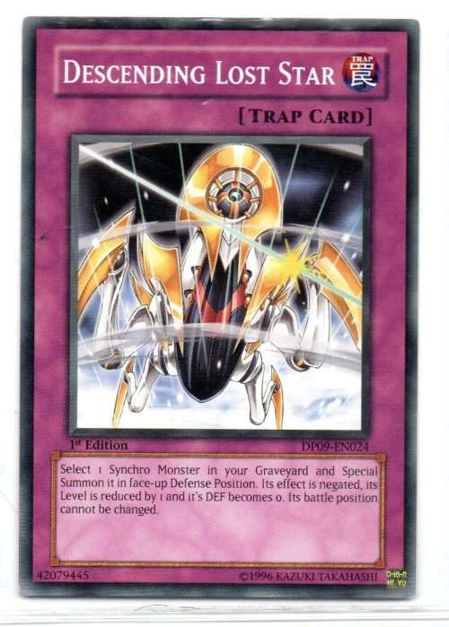 Yu-Gi-Oh! - Descending Lost Star - 1st Ed/Common - Duelist Pack: Yusei 2 (DP09-EN024)