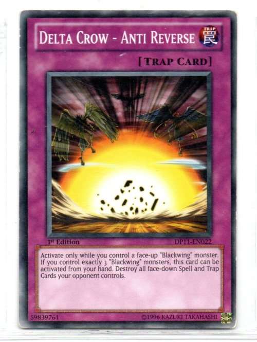 Yu-Gi-Oh! - Delta Crow - 1st Ed/Common - Duelist Pack Crow (DP11-EN022)