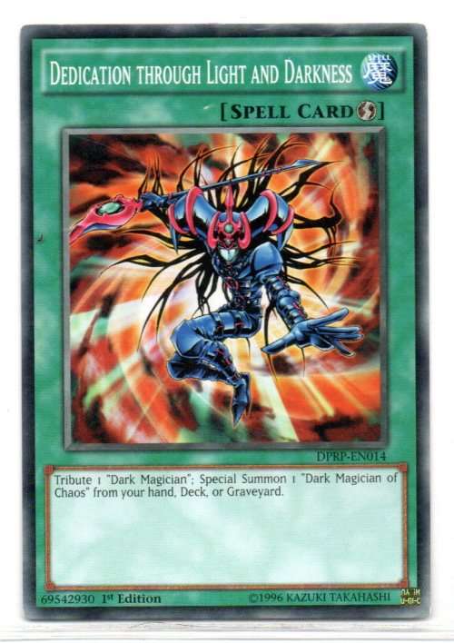 Yu-Gi-Oh! - Dedication Through Light and Darkness - 1st Ed/Common - Duelist Pack: Rivals of the Phar