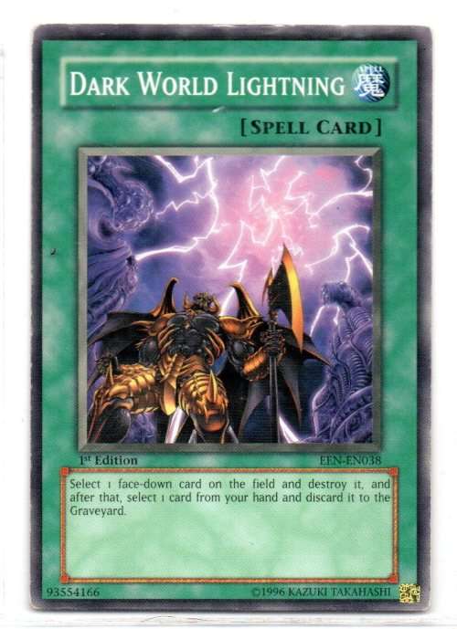 Yu-Gi-Oh! - Dark World Lightning - 1s Ed/Common - Elemental Energy (EEN-EN038)