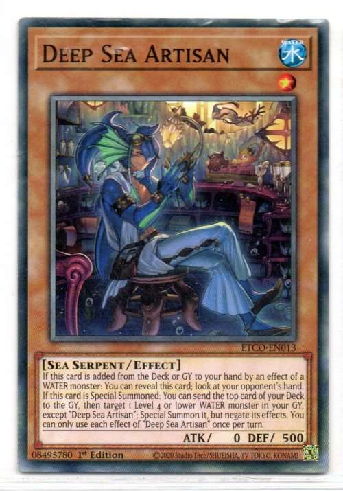 Yu-Gi-Oh! - Deep Sea Artisan - 1st Ed/Common - Eternity Code (ETCO-EN013)