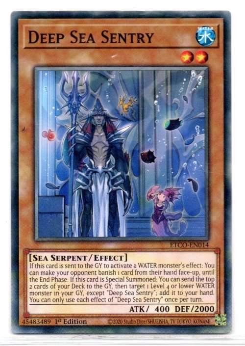 Yu-Gi-Oh! - Deep Sea Sentry - 1st Ed/Common - Eternity Code (ETCO-EN014)